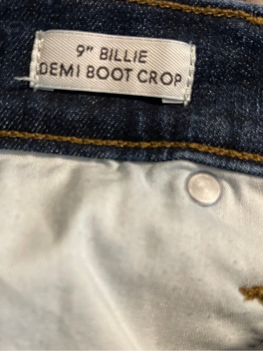 J. Crew Jeans Womens 27 Blue 9” Billie Demi Boot Crop Preppy Classic Chic Denim - Picture 7 of 11